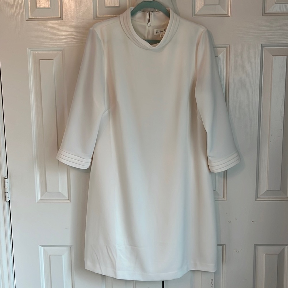 Harper Rose white, three-quarter sleeve dress. Never been worn.